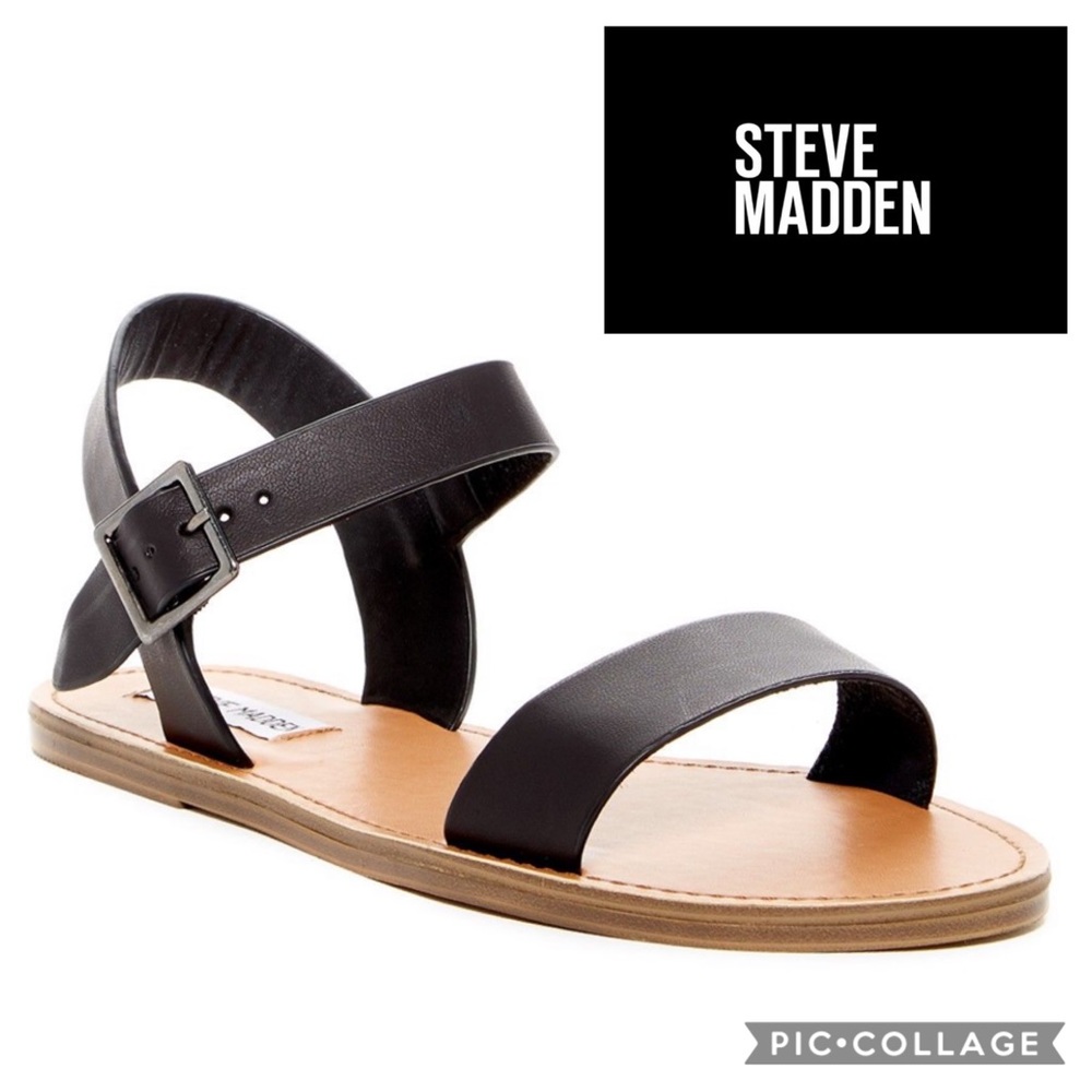 🖤Steve Madden Zone Sandal {Black} 8